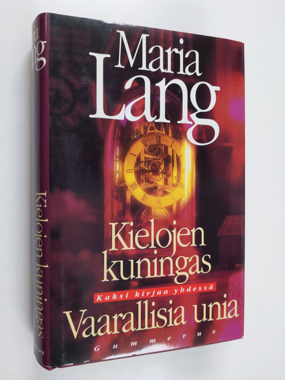 Maria Lang : Kielojen kuningas ; Vaarallisia unia (yhteissidos)