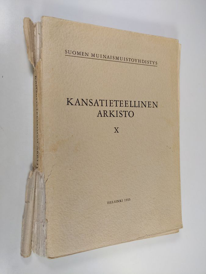 Kansatieteellinen arkisto 10 : Das Dreschen in Finnland